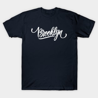 Brooklyn Cursive (White) T-Shirt